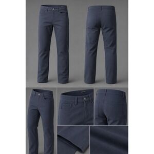 Dunning Golf  Pants  MENS 32X30 NAVY PERFORMANCE 5 POCKET